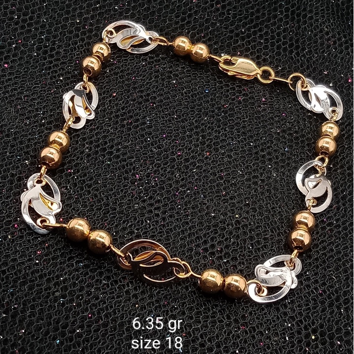 Gelang Emas 17K - 6.35 gr Kadar 750 - 999