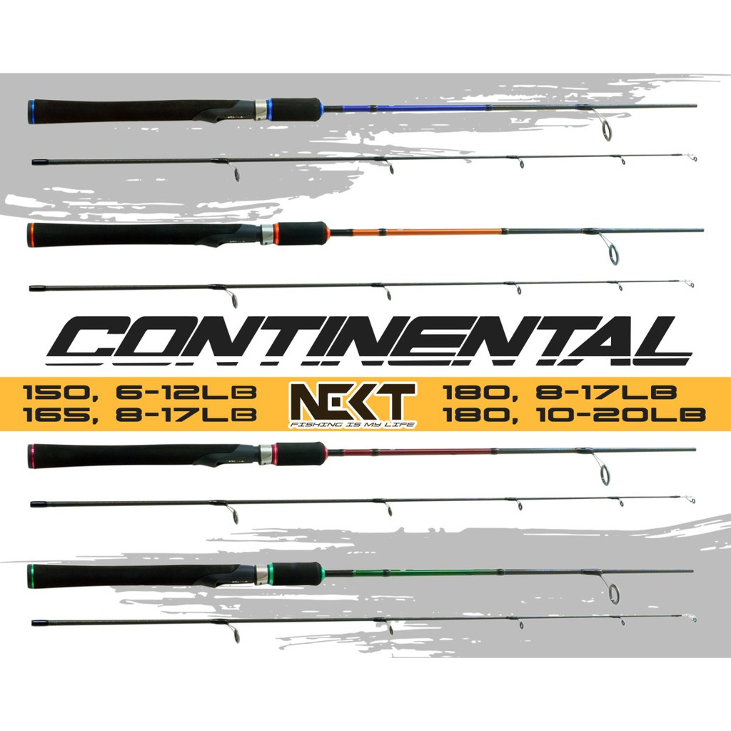 Joran pancing NEXT CONTINENTAL   Panjang 150 / 165 / 180