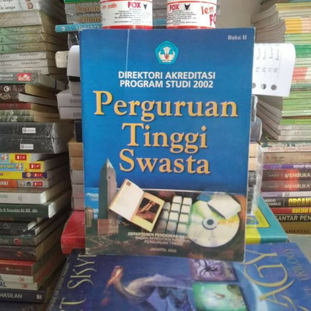 Jual BUKU ORIGINAL DIREKTORI AKREDITASI PROGRAM STUDI 2002 PERGURUAN ...