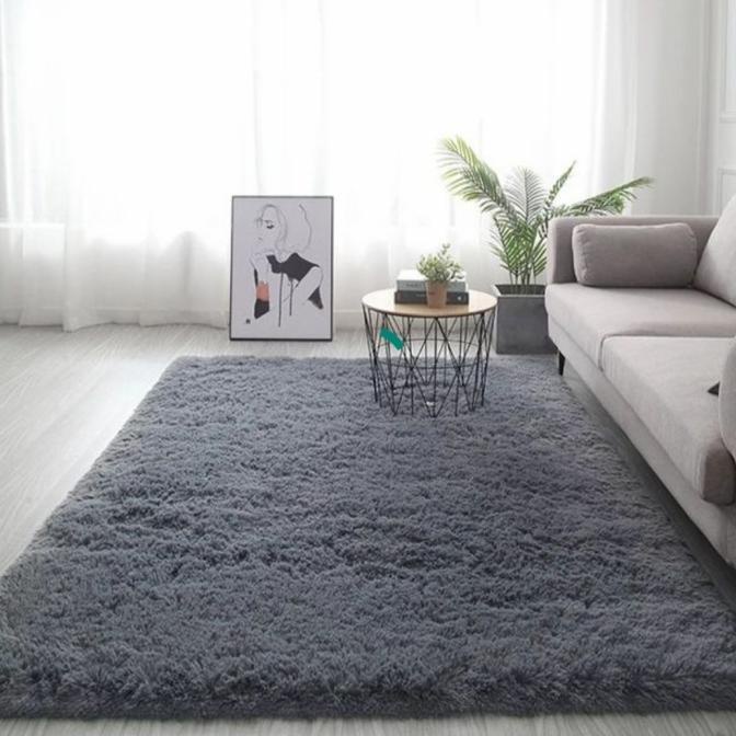 RUANG TAMU KARPET LANTAI BULU RAFSUR MATRAS JUMBO 200X160 _