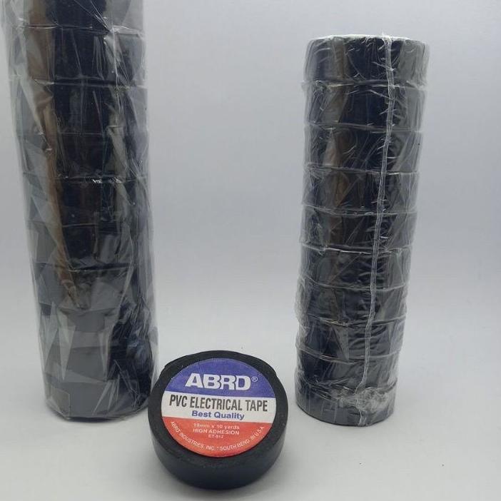 

(TERBARU)/Bisa COD/Bisa COD/「Terbaik」/【5.5 SALE】 10 pcs solasi Abro hitam solasi listrik tebal 19mmx10 yard NEW_PRODUCT