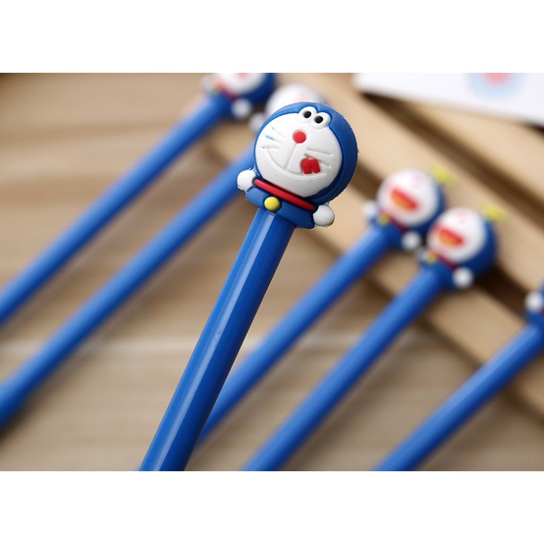 Bolpoin Karakter DORAEMON Lucu / Bolpoin Kartun DORAEMON / Pulpen Gel 0,38 mm Motif DORAEMON Unik