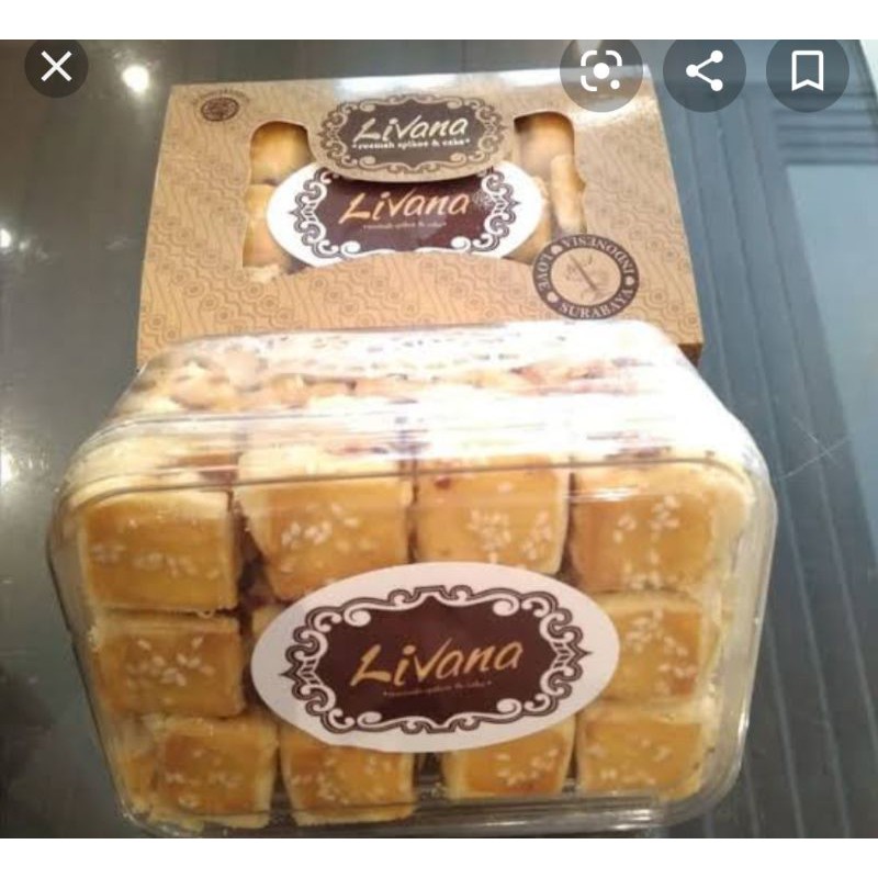

cookies livana /kue kering livana free packing dos
