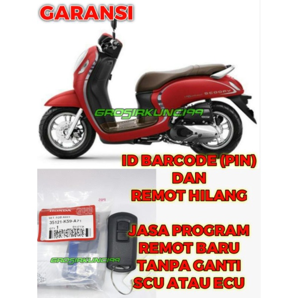 Remot Pcx . Remot adv .Remot aerox . Remot gsx . Remot lexy . Remot Freego . Remot Scoopy . Remot NMAX . Remot vario hilang kunci dan barcode. baca barcode / pin id motor keyles . Baca id Barcode . Remot Pcx 150 hilang Id pin