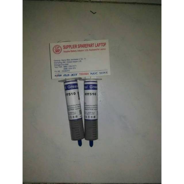 Suntikan Pasta Pendingin / Thermal Pasta Laptop HY510