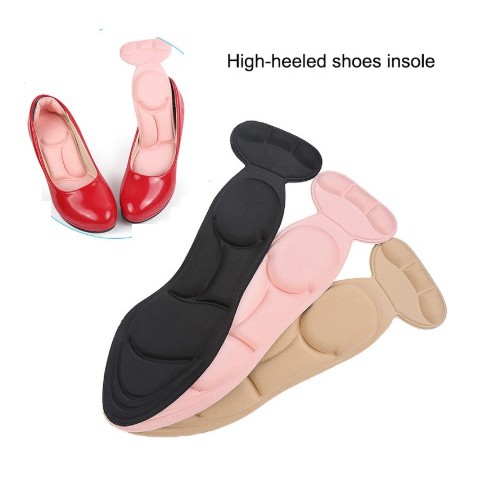 Insole Sepatu Wanita Foam Pad Alas Tumit Telapak Kaki Full 3D