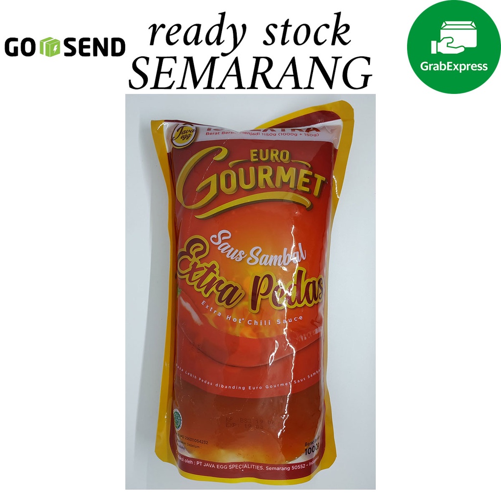 

Euro Gourmet Saus Sambal Extra Pedas 1 KG