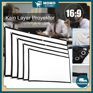 丨60/100 inch丨Kain Layar Proyektor/Anti-light Ambient Screen Curtain/Kain Layar Proyektor Anti Light