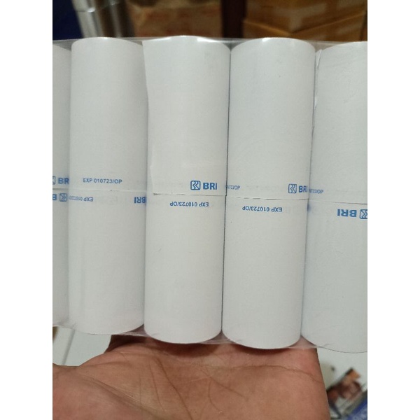 

kertas thermal 57x33mm logo BRI untuk EDC bri hanya logo atas