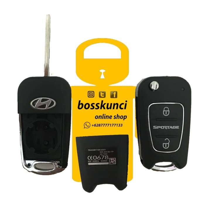 Casing Kunci Lipat Flip Key Hyundai I20 SPAREPART MOBIL