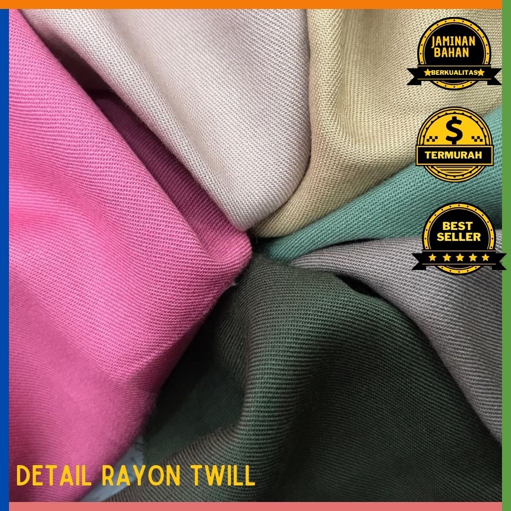 Kain Memora Kain Rayon Simplia Flowy Polos Tebal Berbagai Bahan Dingin Warna Lebar 150 cm Gramasi 152 gsm Kualitas Premium