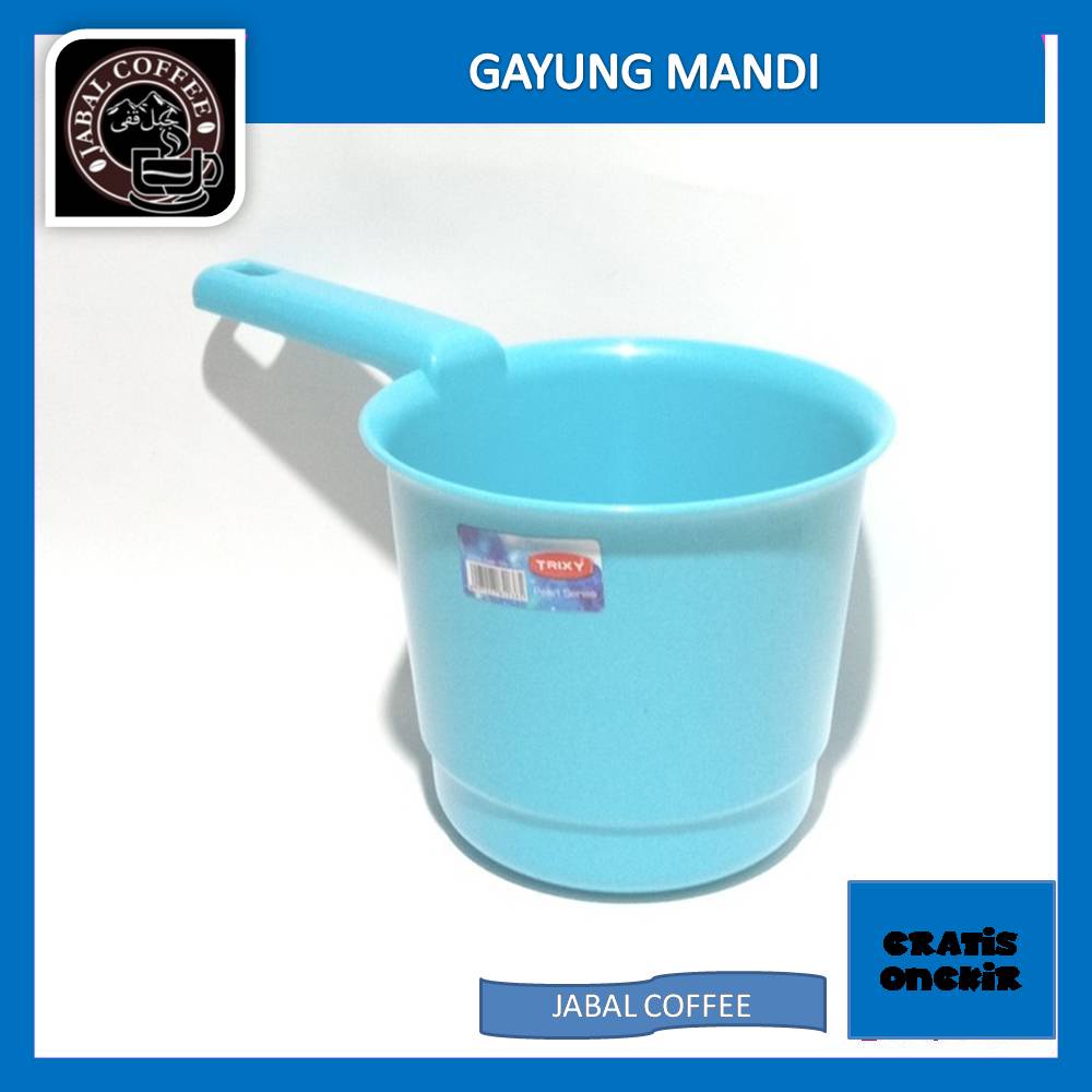 Gayung Mandi Plastik Trixy / Gayung Air Plastik Serbaguna / Gayung Mandi Warna Warni 08