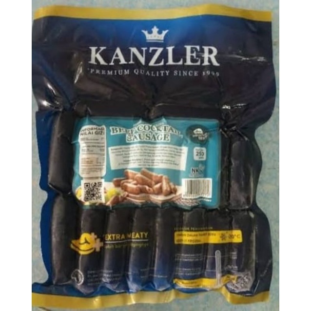 

kanzler beef cocktail sausage 250 gram