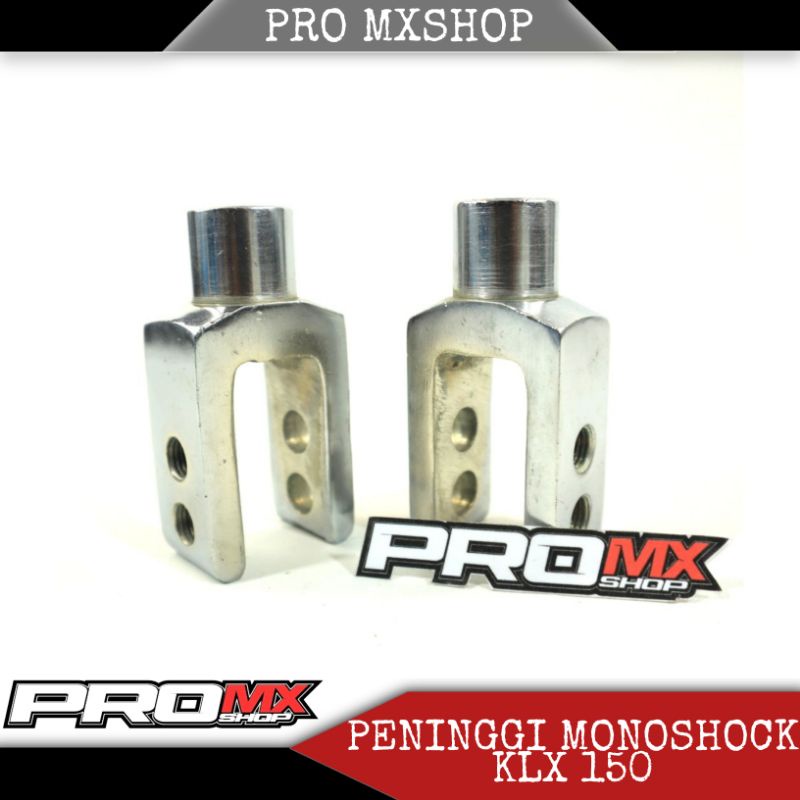 PENINGGI MONOSHOCK KLX LUBANG 2 SAMBUNGAN SHOCK BELAKANG BF/DTRACKER PENINGGI SHOCKBREAKER BELAKANG 