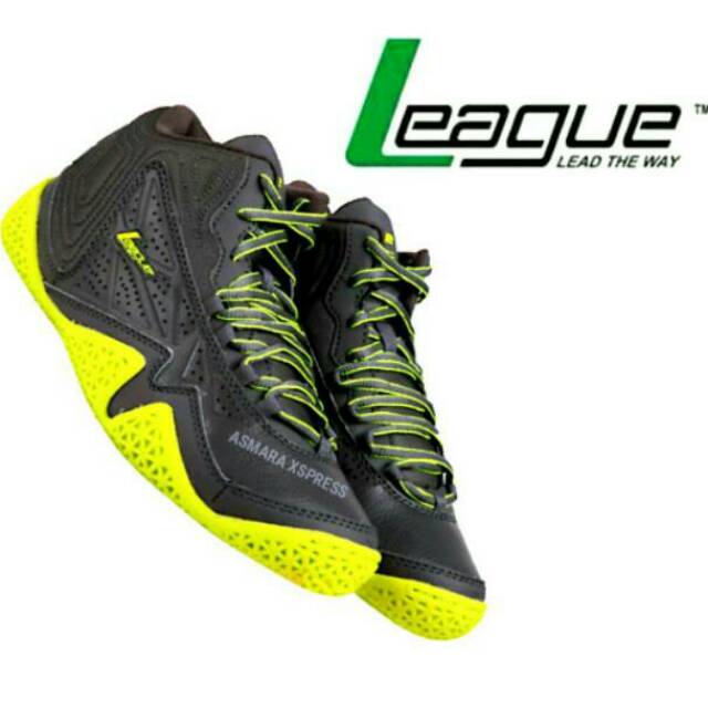 League Original Levitate Sepatu Basket - Grey Gren
