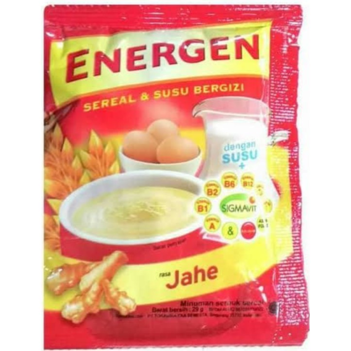 

ENERGEN SEREAL RASA JAHE 29 GRAM MURAH DAN EXP LAMA