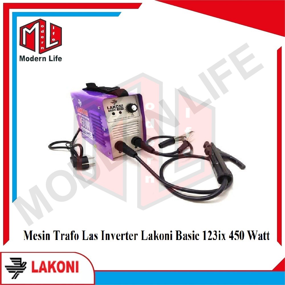 Mesin Travo Las Listrik Inventer 450 Watt Lakoni Basic 123 IX / 123IX