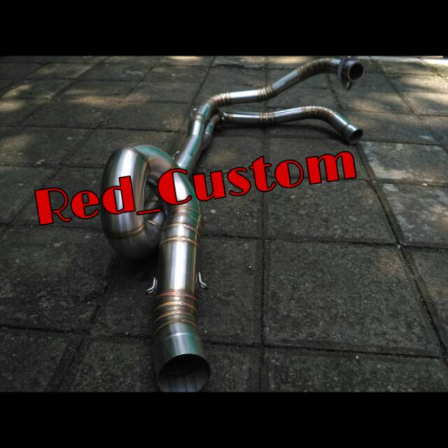 Leher header knalpot yamaha Mt25,mt25