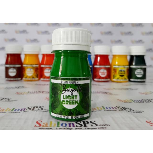 PIGMEN PEWARNA RESIN LIGHT GREEN/PEWARNA RESIN HIJAU DAUN 45GR