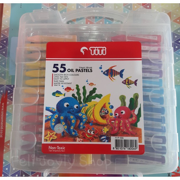 

Murah Crayon Titi 55 Krayon Oil Pastel 55S Warna Gambar Seni Rupa Atk Murah Terbatas
