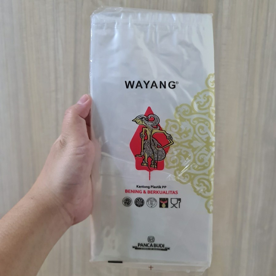 Plastik PP Wayang 12*25 500gram/Plastik Laundry Wayang 12x25 500gram
