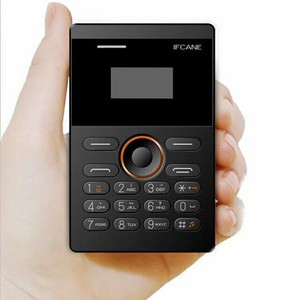 Ifcane E1 Cardphone mini warna Gold, Black and White