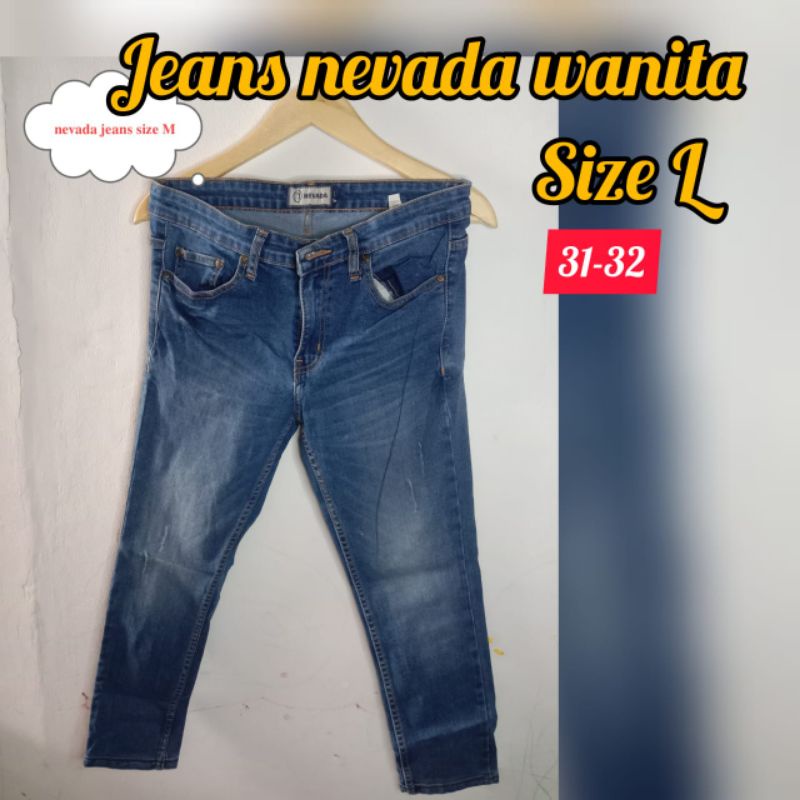 Jeans wanita nevada celana panjang jeans