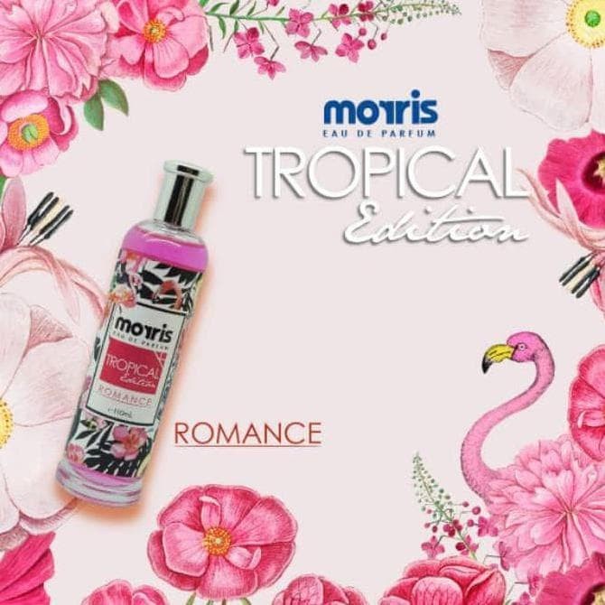 BISA COD - MORRIS PARFUM TROPICAL EDITION 110ML - MORIS BPOM 100% ORIGINAL - PARFUM CEWEK COWOK VIRAL dan TAHAN LAMA