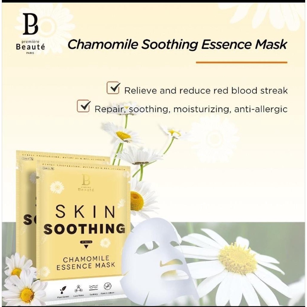 Masker Wajah Premiere Beaute  Face Mask 25g Natural Plant Organik