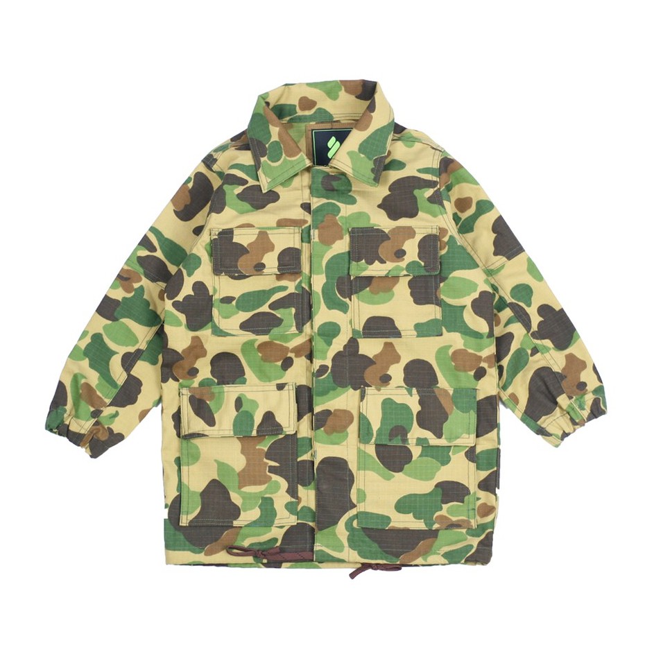 FIELD JACKET ARMY YELLOW / JAKET FIELD ANAK KECIL UNISEX LAKI LAKI PEREMPUAN parka jaket