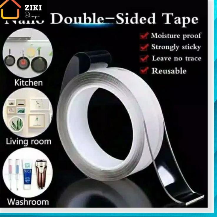 

Terupdate Hari Ini!! ZIKI SHOP Isolasi Bolak Balik Super Kuat 2mm/ Double Tape Nano/ Lem Super Kuat 351EEYS