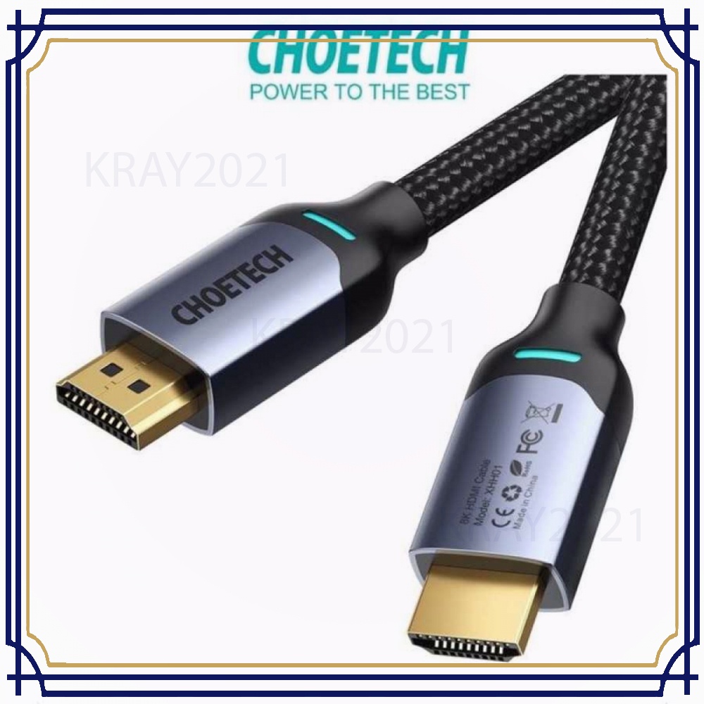 Kabel HDMI ke HDMI 2.1 Gold Plated 8K 60Hz 2 Meter - XHH01