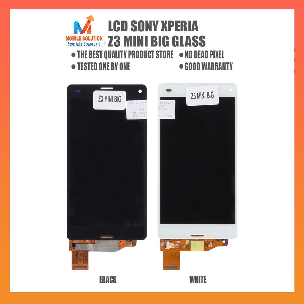 Grosir LCD Xperia Z3 Mini Original 100% Fullset Touchscreen Garansi 1 Bulan + Packing / Bubbel