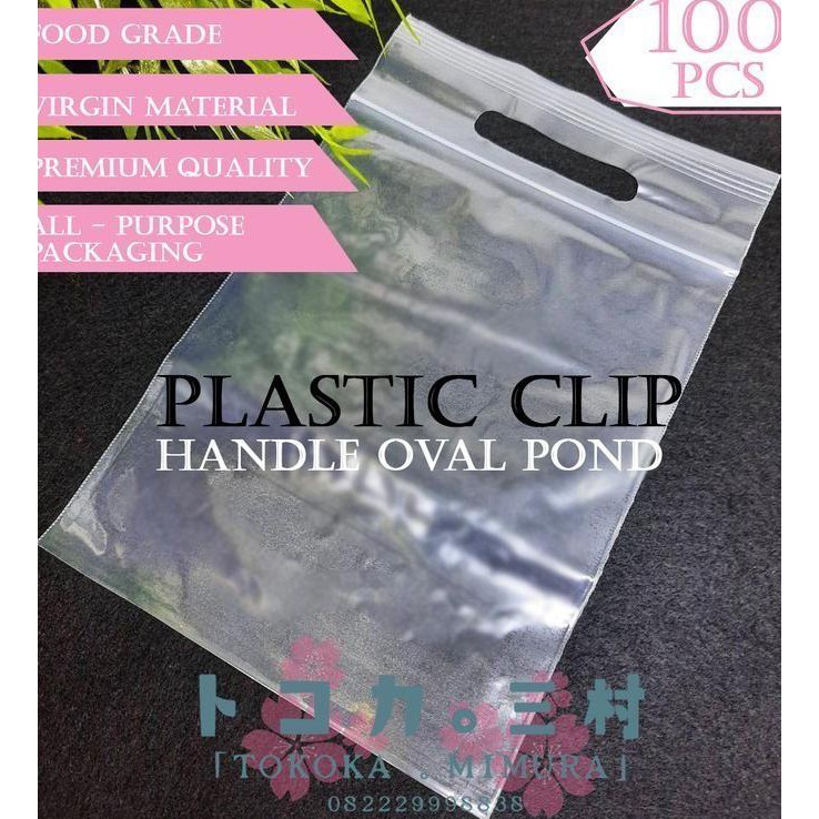 

FALSH SALE Premium Plastik Klip 30 x 38 Handle Oval Pond - Kemasan Packaging ready