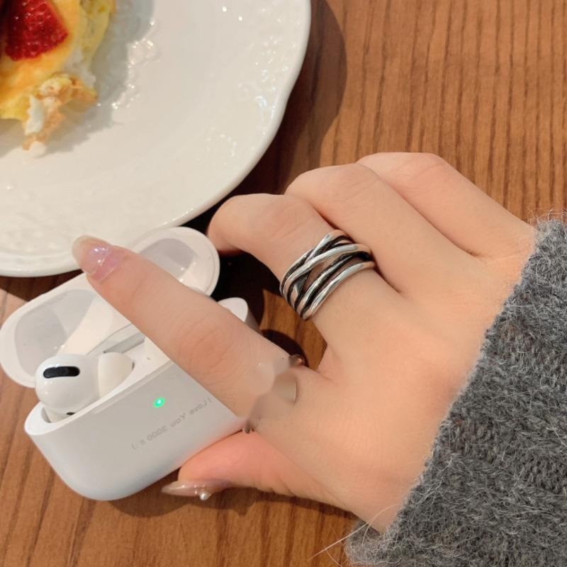 Cincin Multilayer Gaya Trendy Untuk Wanita