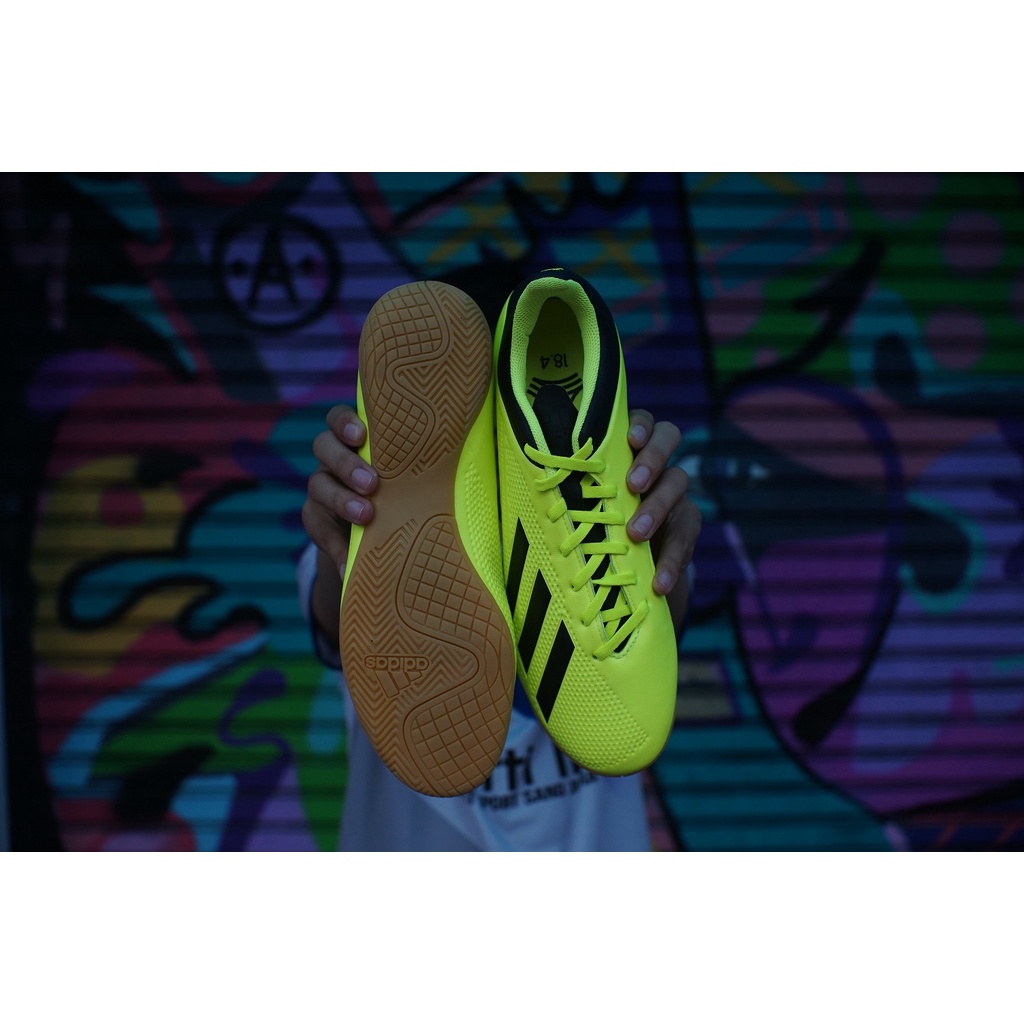Sepatu Futsal Adidas X Tango 18.4 IN - Yellow  Original