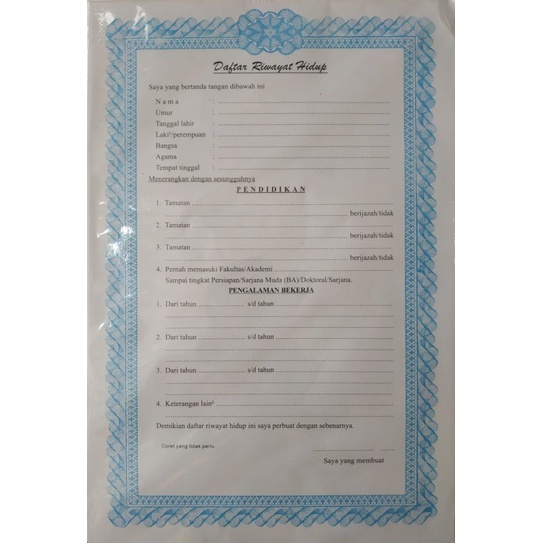 

daftar riwayat hidup ✓ OBK