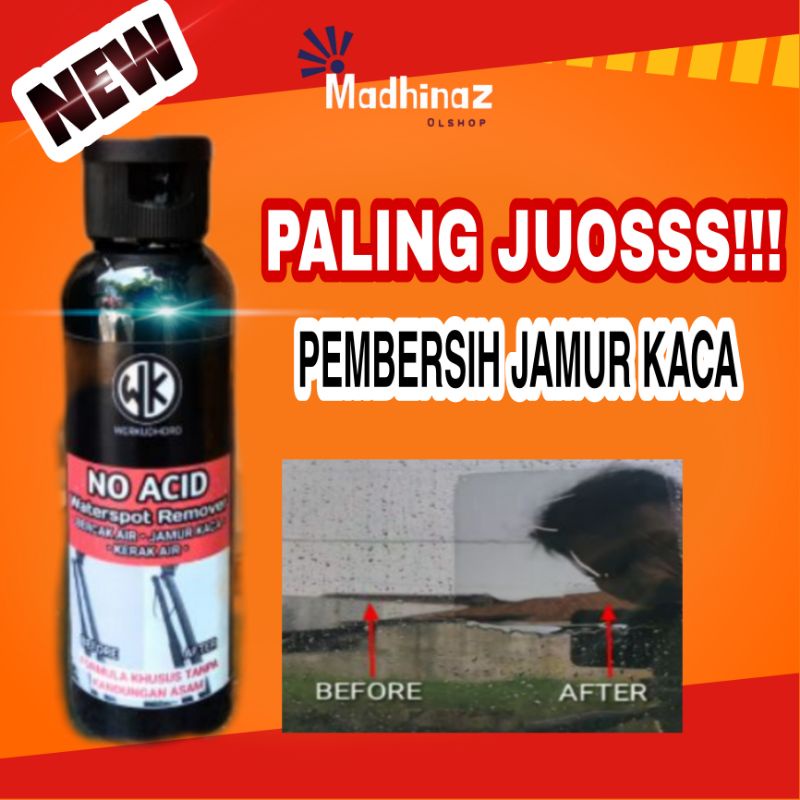 COD Pembersih Jamur Kaca Mobil pasta/ Water Sport Remover / Glass by wk