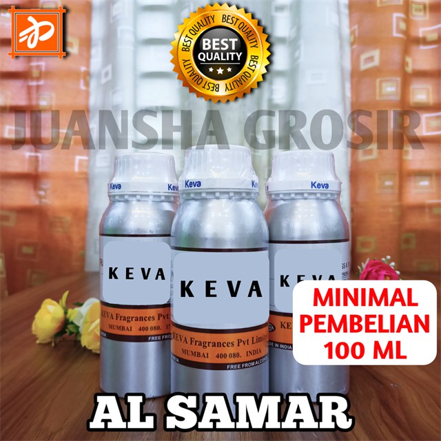 BIBIT PARFUM MURNI || AL SAMAR || KEVA || 100ML || PARFUME