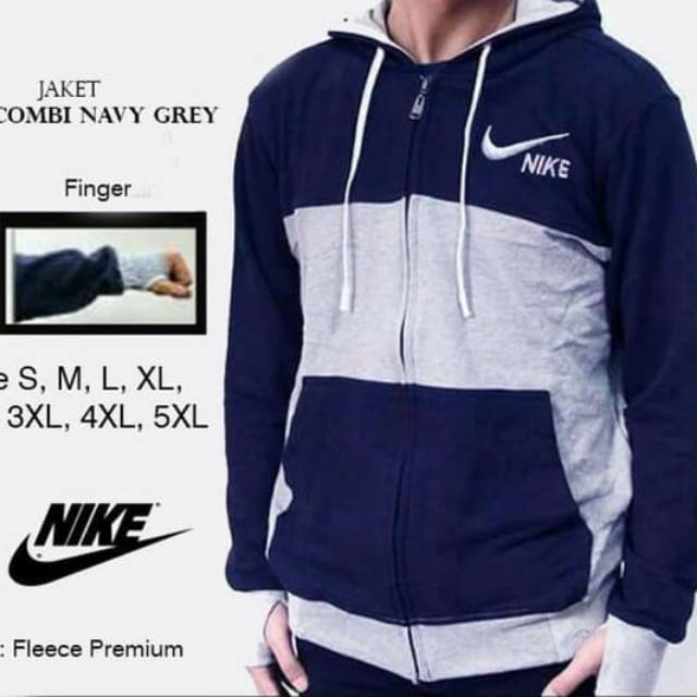 JAKET NIKE COMBI NAVY ABU