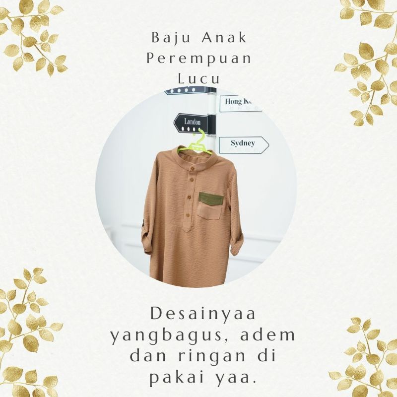 Baju Anak / Baju anak Perempuan Modis