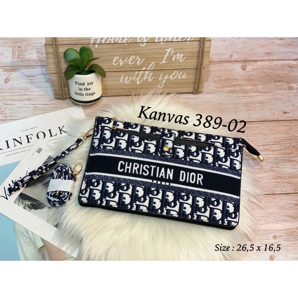 clutch wanita 3in1 import bisa slempang