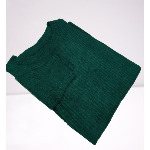 PREMIUM BOXY XL - XXL || SWEATER RAJUT TERBARU KOREA-hijau botol