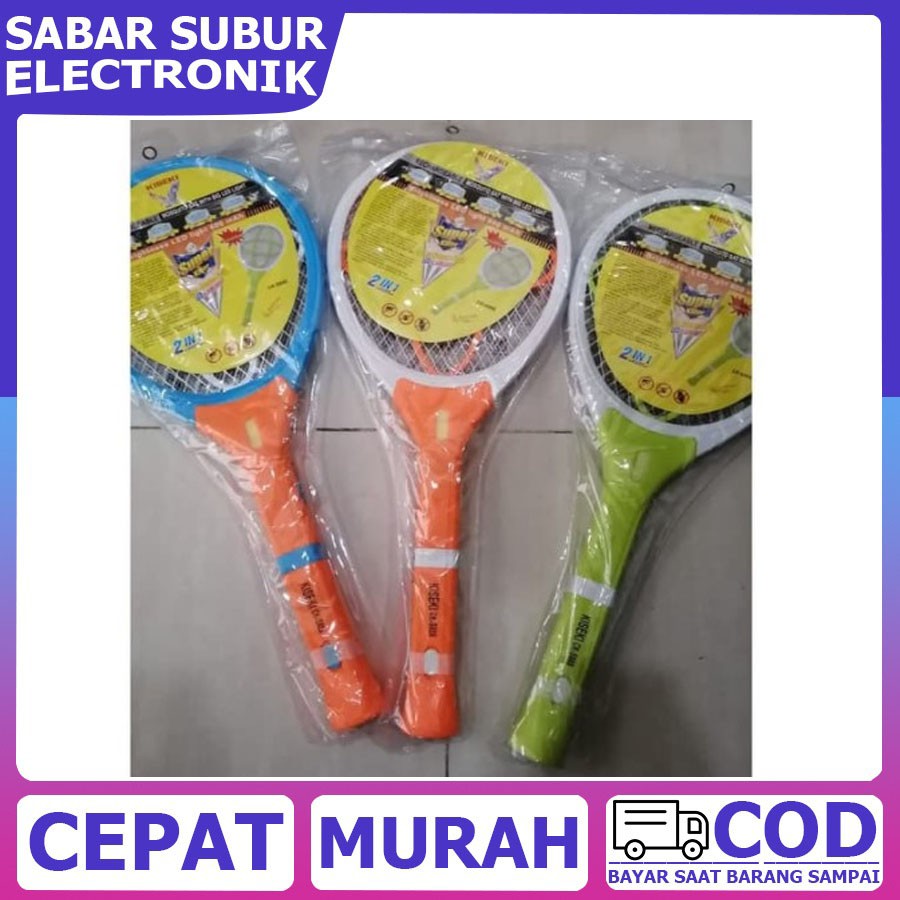 Raket Nyamuk Kiseki CK-888 Plus Senter Berkwalitas