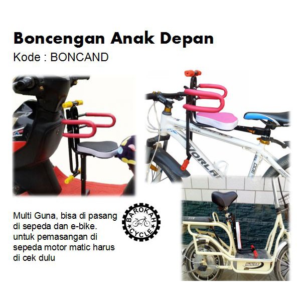  Boncengan  Anak  Depan Portable Shopee Indonesia