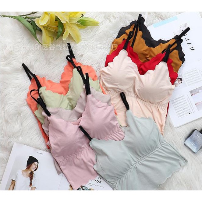 INFY - BRA WAVE CASUAL KEMBEN LEMBUT IMPORT QUALITY TANKTOP BRA CROPTOP BRA B049
