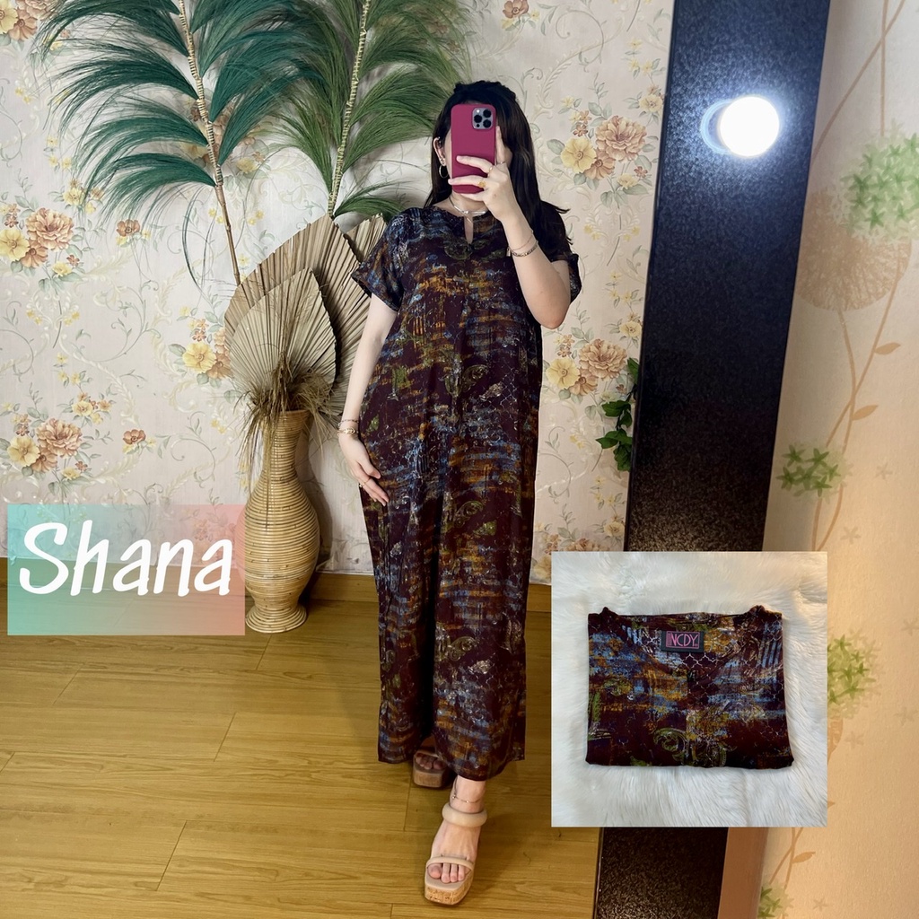 PART1 NCDY HOMEWEAR DASTER PANJANG SEMATA KAKI LD 130cm BUSUI FRIENDLY JUMBO-Shana
