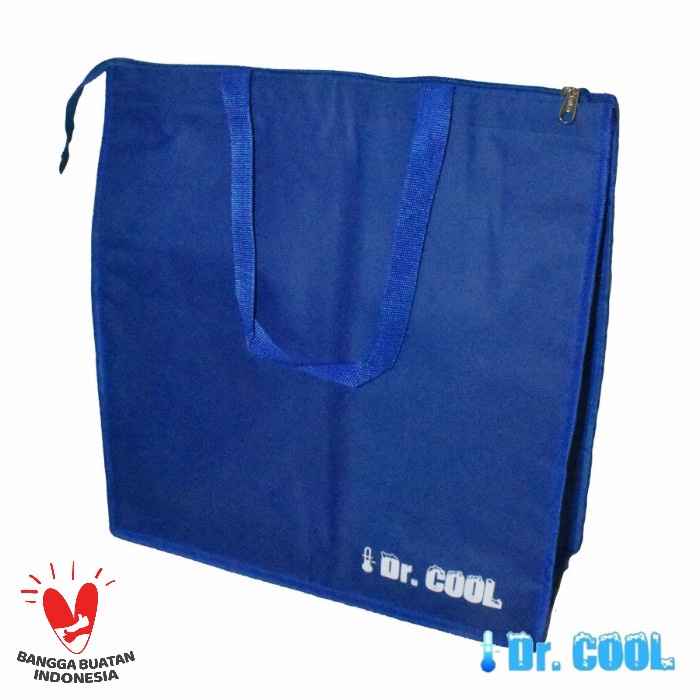 Dr Cool 40x15x45cm Tas Thermal Aluminium Cooler Bag Kurir Delivery Makanan Gofood Gosend Pendingin P