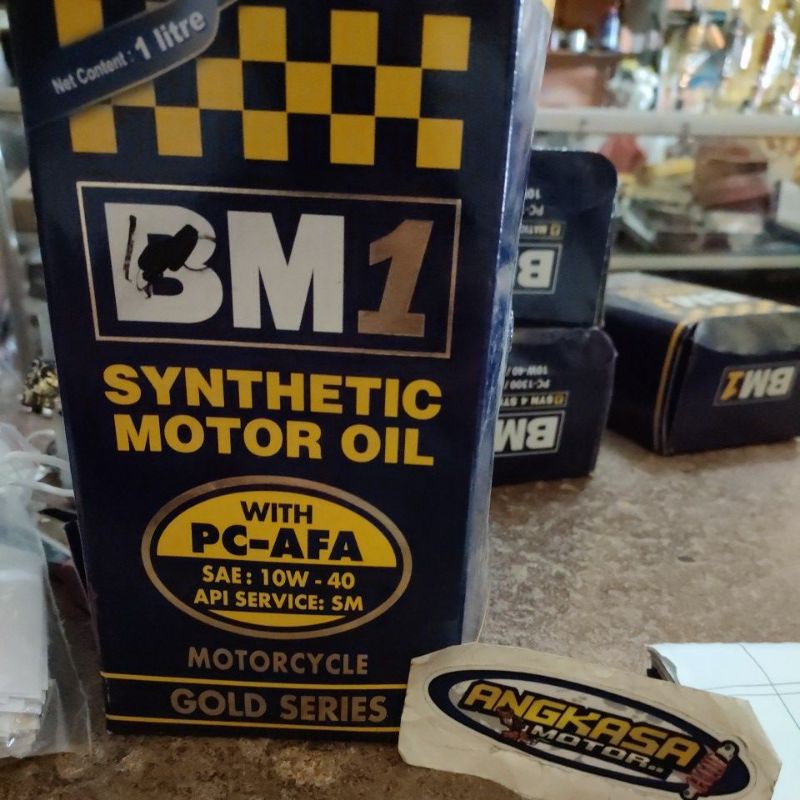 oli bm1 gold series PC afa sae 10w-40 api service sm 1liter