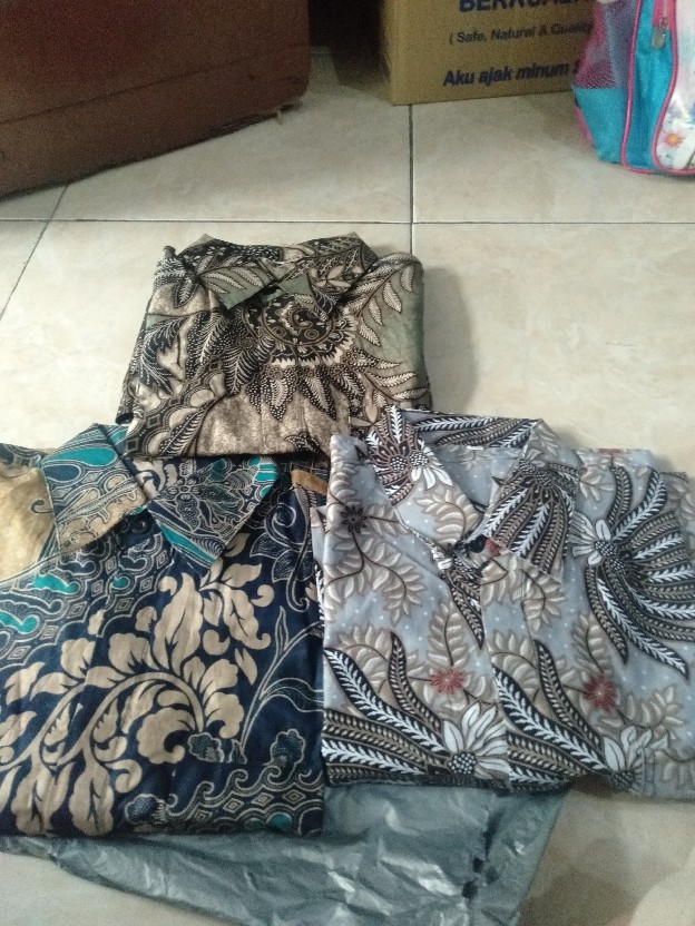Kemeja Batik Pria Lengan Pendek Size M L Xl Xxl Bswart Batik Hrb026 Kenongo Hem Panjang Padi